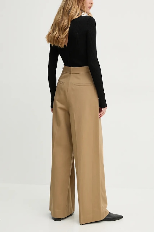 Îmbrăcăminte A.L.C. pantaloni de bumbac 2PANT01094 maro