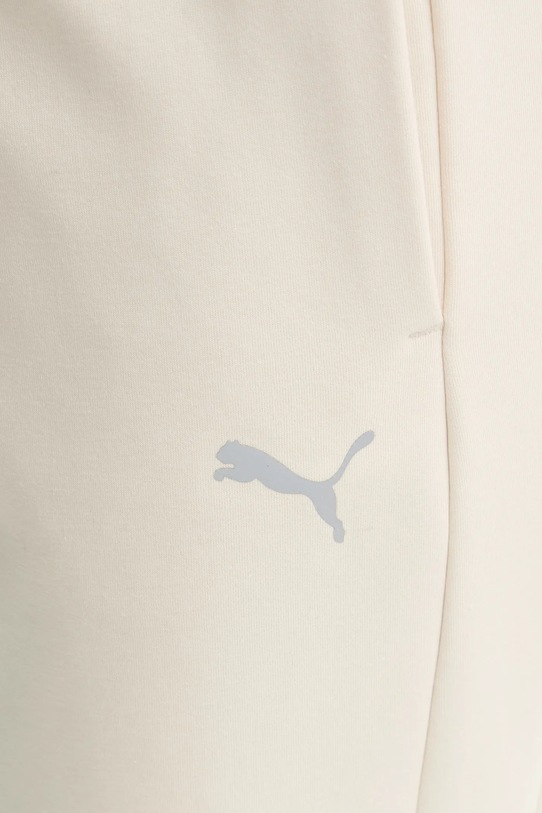 Pamučni donji dio trenirke Puma bež 681674
