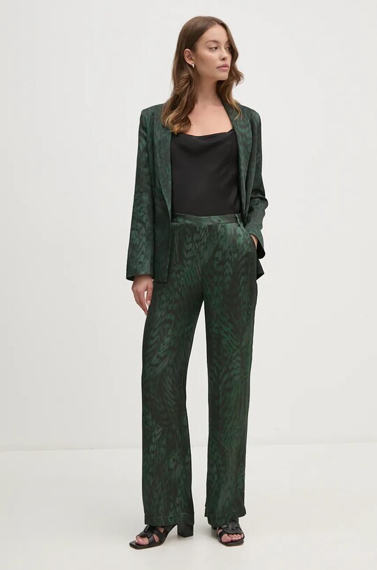 La Petite Française spodnie PFPALPITANT PFPALPITANT zielony AW24