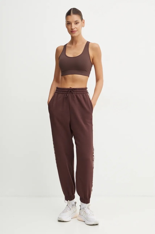 adidas pantaloni de trening Animal IX3720 maro AW24