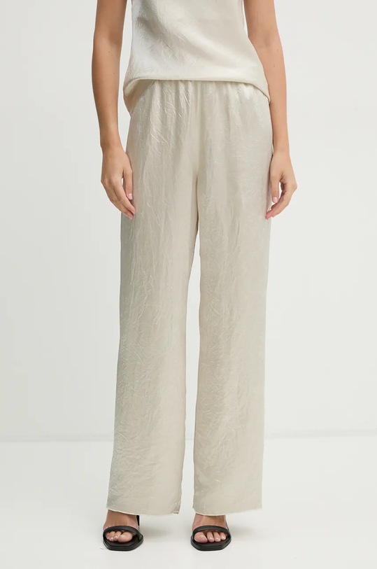 Nohavice Nanushka BRENDA látka béžová NW24PFOW13571