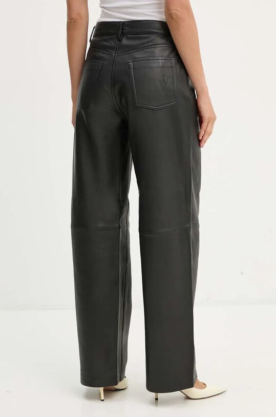 Îmbrăcăminte Won Hundred pantaloni de piele 3158.16014 negru
