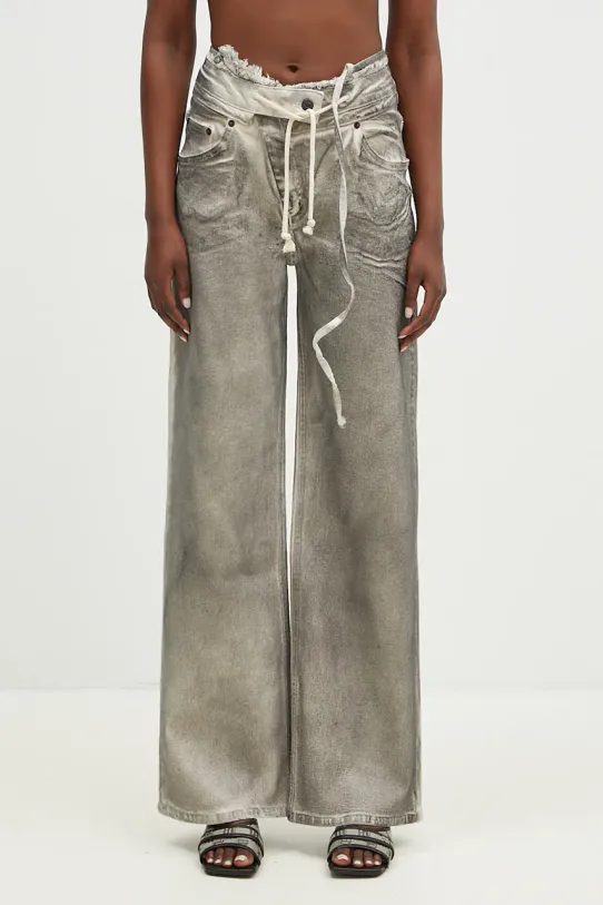 Джинсы Ottolinger Double Fold Pants высокая бежевый 1170803921