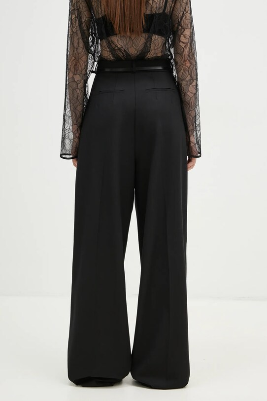 Oblečení Vlněné kalhoty Sportmax Kiens12 2422136022600 černá