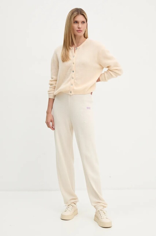 Tepláky American Vintage VIF05AE24 béžová AW24