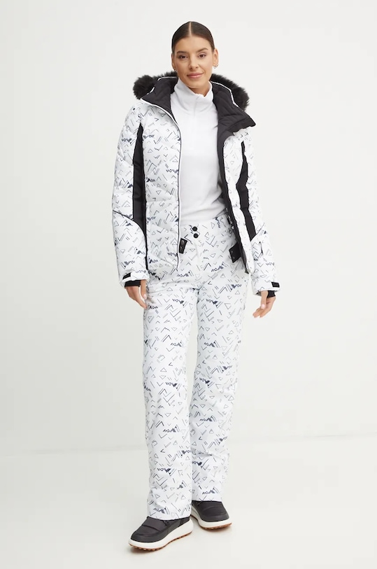 Lyžařské kalhoty Rossignol Staci RLNWP04 bílá AW24