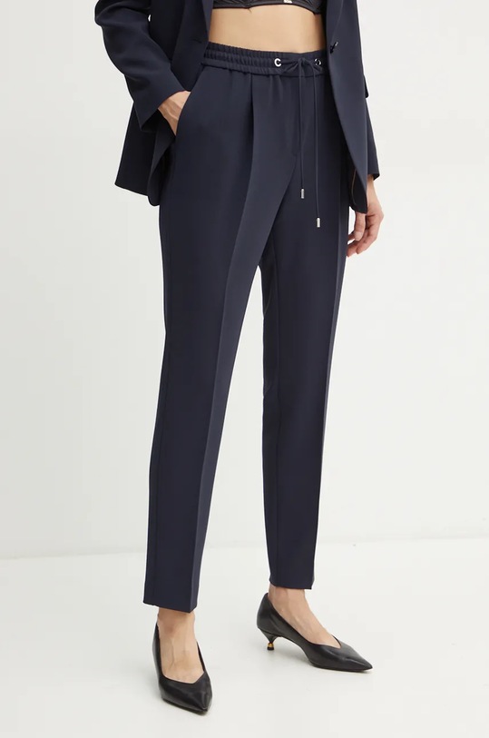 BOSS pantaloni Tariyanah drept bleumarin 50490039