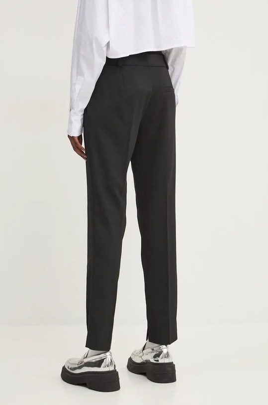 Odzież HUGO spodnie z domieszką wełny 50516132 czarny