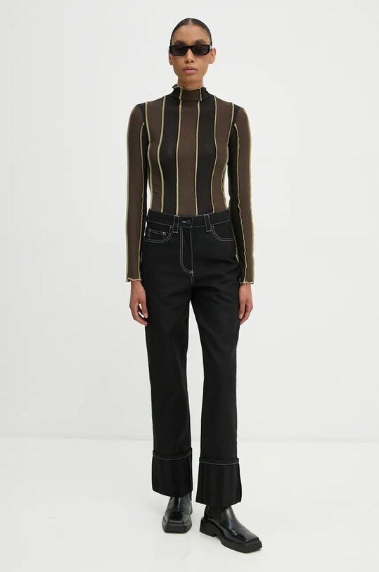Džíny Sunnei RTWWBOT001 černá AW24