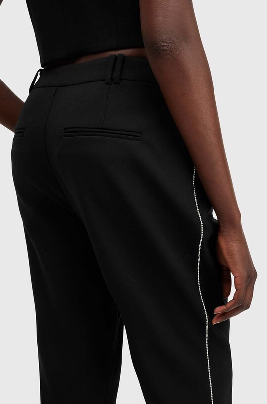 Παντελόνι από μείγμα μαλλιού AllSaints ATLAS KRYS TROUSER μαύρο W007QB
