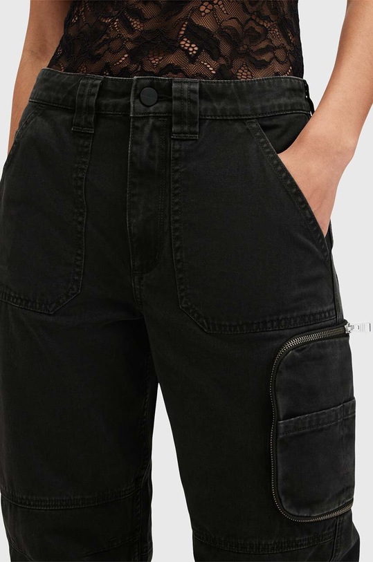 Одежда Хлопковые брюки AllSaints FLORENCE JOGGER W017TB чёрный
