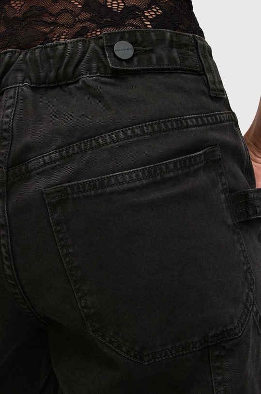 Хлопковые брюки AllSaints FLORENCE JOGGER W017TB чёрный