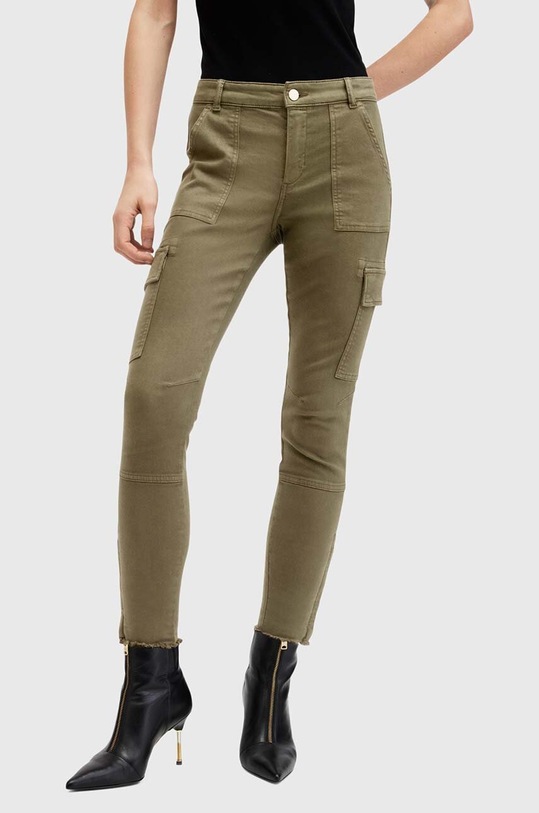 AllSaints pantaloni DURAN SKINNY CARGO W064EB verde AW24