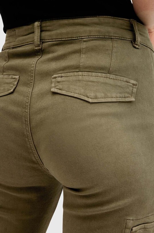 Kalhoty AllSaints DURAN SKINNY CARGO zelená W064EB