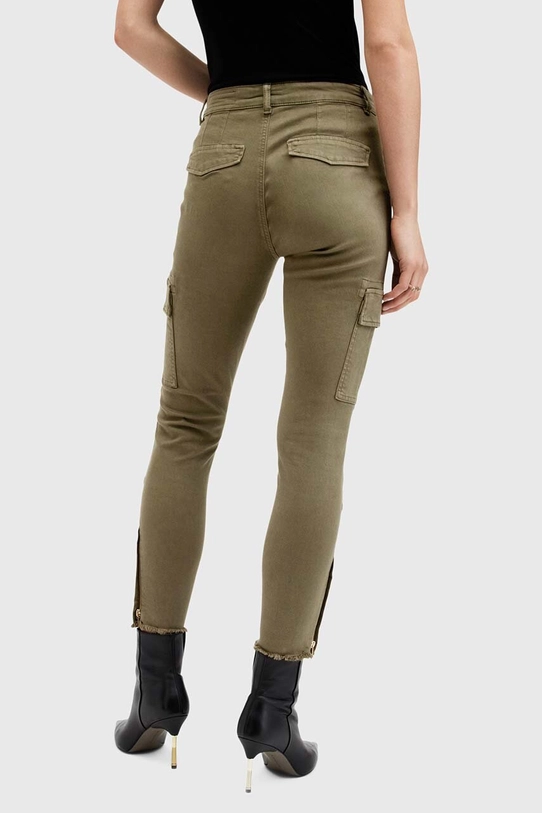 Hlače AllSaints DURAN SKINNY CARGO W064EB zelena