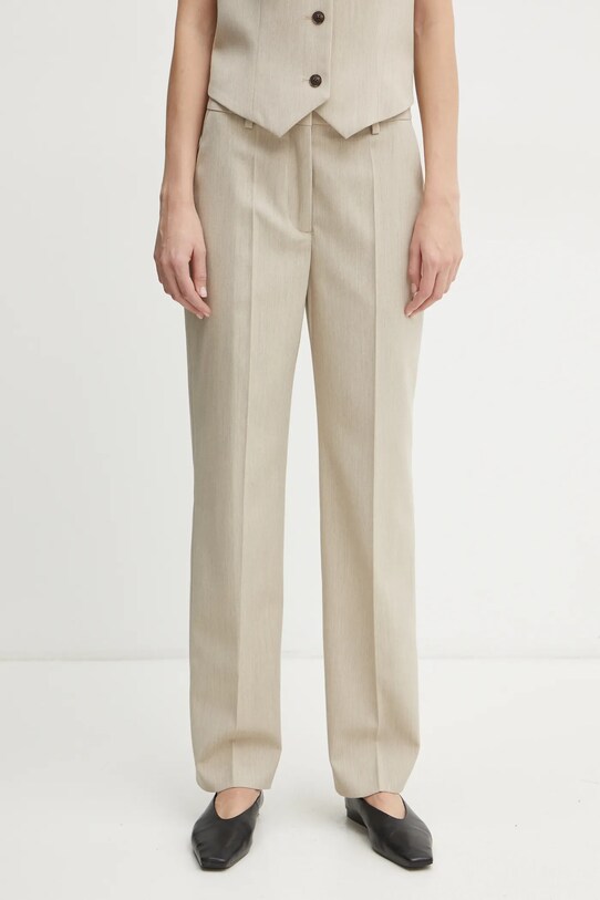 By Malene Birger pantaloni IGDA panza bej 103121