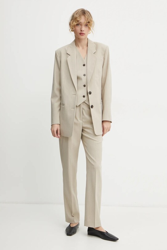 By Malene Birger pantaloni IGDA 103121 bej SS25