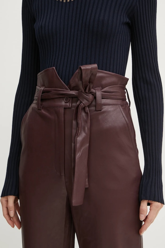 Kalhoty Bardot DEBBIE burgundské 56296PB3