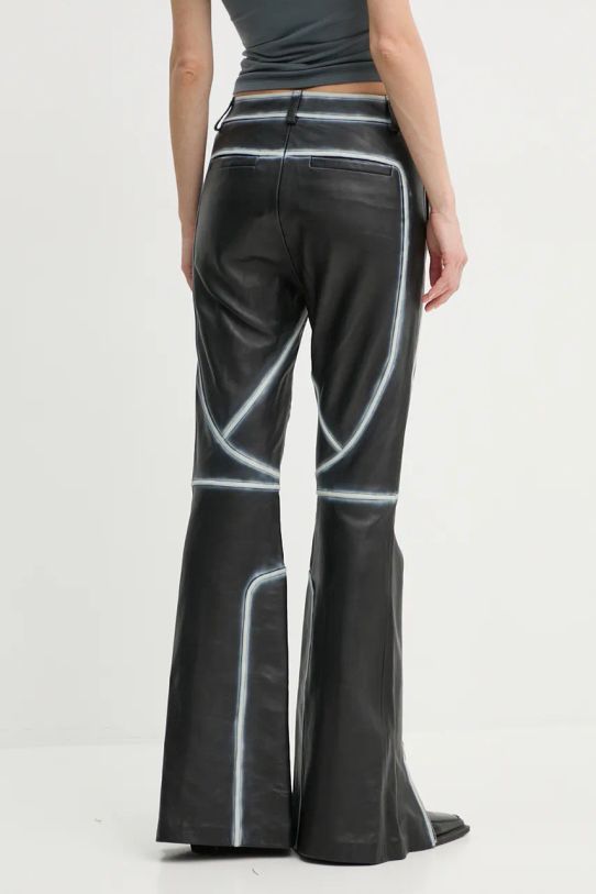 Одежда Кожаные брюки Stand Studio Moto Trousers Detailed 62287.7030 чёрный