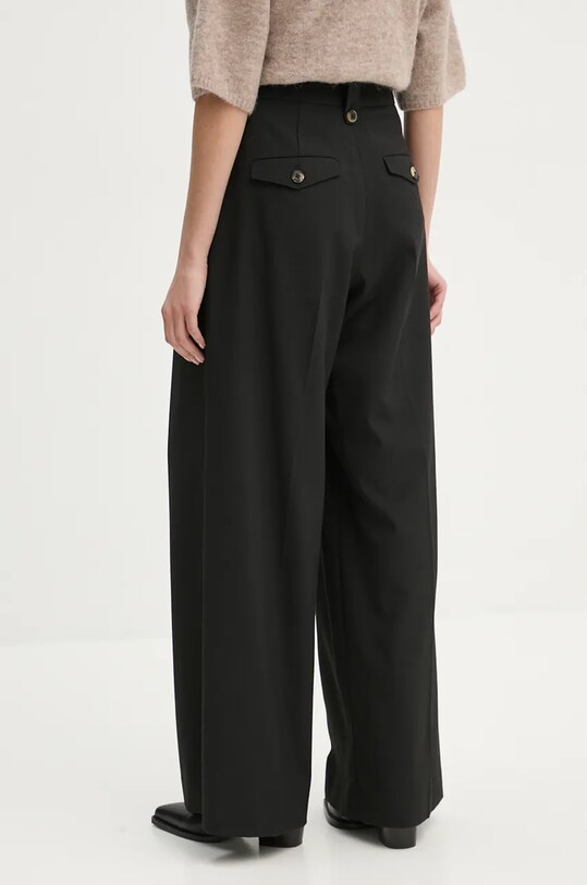 Odzież By Malene Birger spodnie TAAL Q72526005 czarny