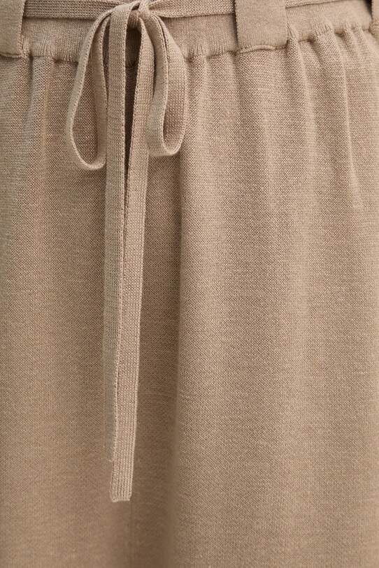 By Malene Birger spodnie TEVANA beżowy Q72551002
