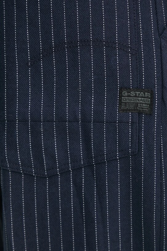 G-Star pantaloni din lână bleumarin D22883.D721