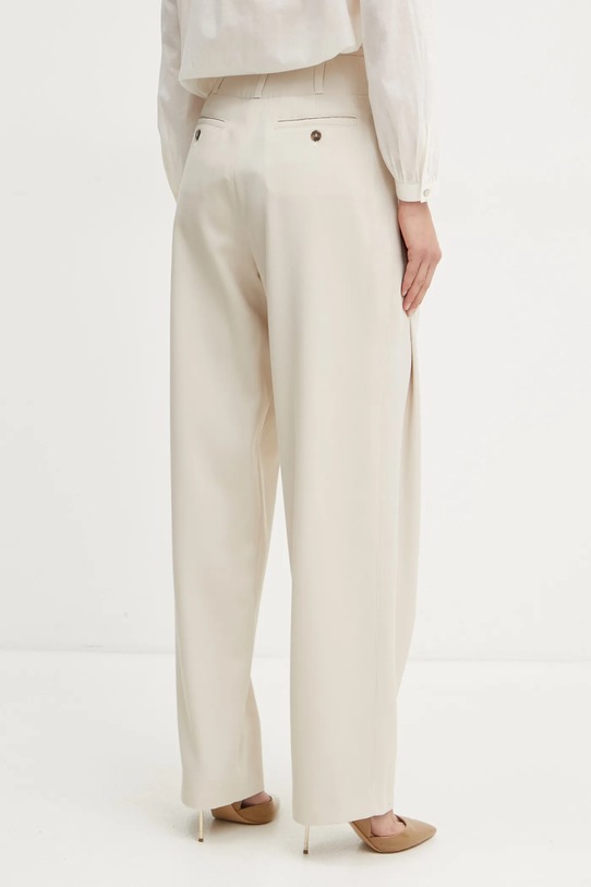 Abbigliamento Weekend Max Mara pantaloni in misto lana 2425136013600 beige