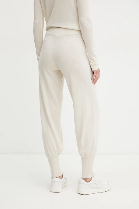Îmbrăcăminte Weekend Max Mara pantaloni de trening de lână 2425336023600 bej