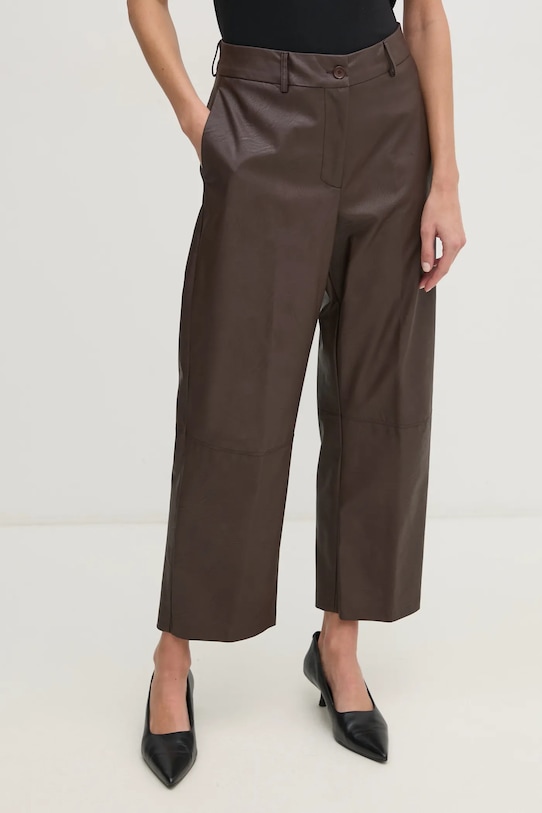 Παντελόνι Sandro Ferrone ψηλή καφέ SFS15YBERACHELE