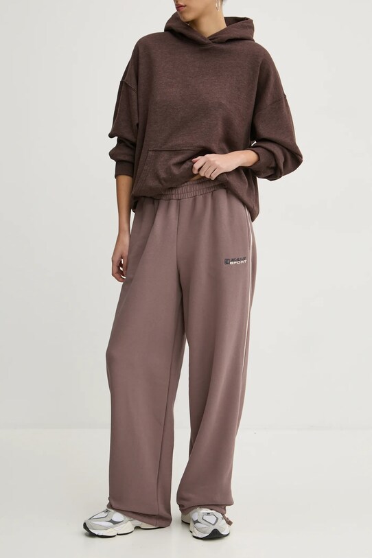 Karl Kani pantaloni de trening tricotaj bej 61030029