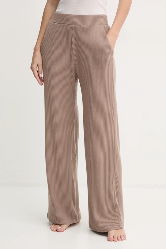 Abercrombie & Fitch pantaloni de trening tricotaj bej KI147.4085.415
