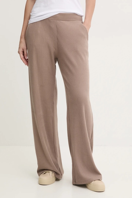 Abercrombie & Fitch pantaloni de lounge tricotaj bej KI147.4089.415