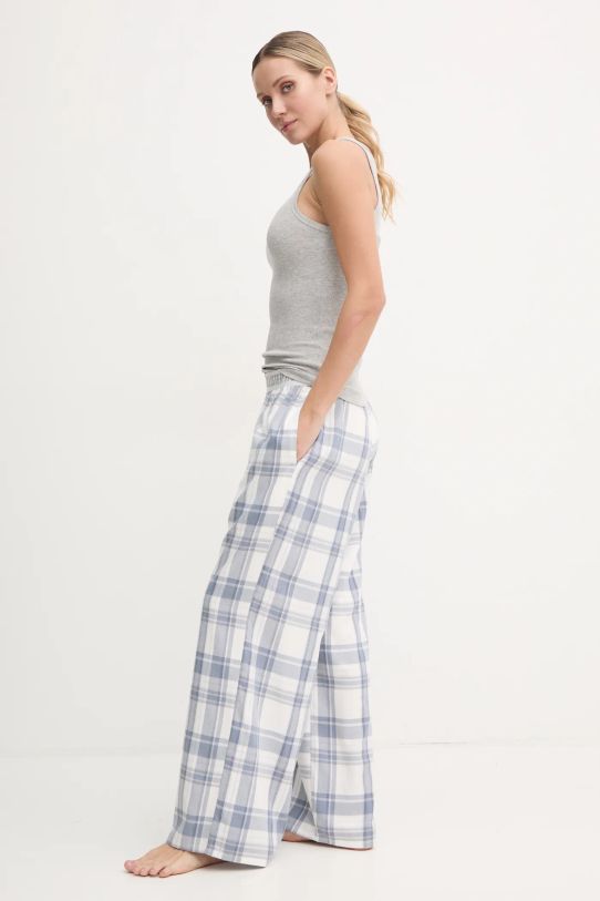 Hollister Co. pantaloni de pijama KI346.4051.110 alb AW24