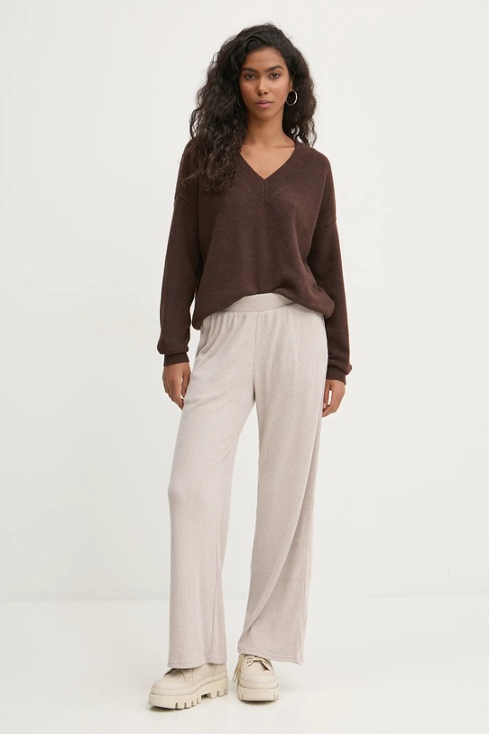 Kalhoty Hollister Co. KI346.4053.410 béžová AW24