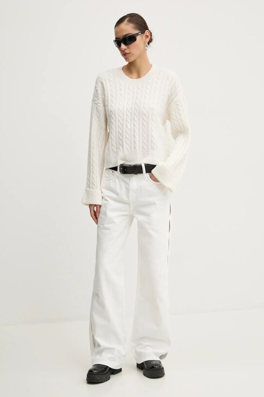 Hollister Co. pulover KI350.4274.101 bej AW24