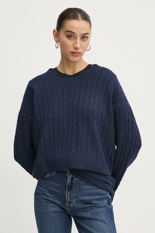 Hollister Co. sweter pozostałe granatowy KI350.4274.200