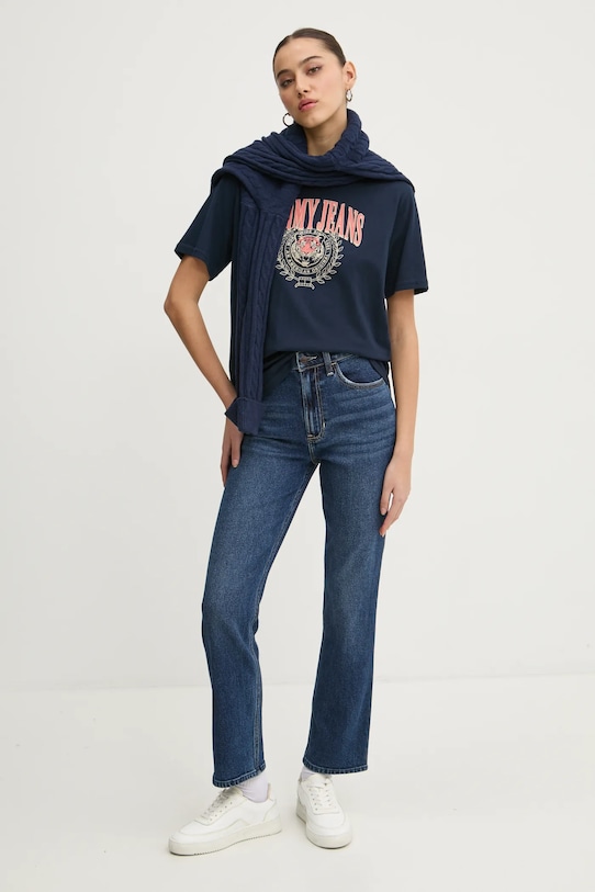 Hollister Co. sweter KI350.4274.200 granatowy AW24