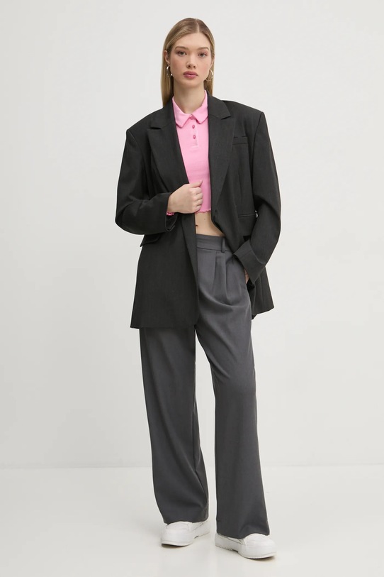 Abercrombie & Fitch spodnie KI156.4528.942 szary AW24