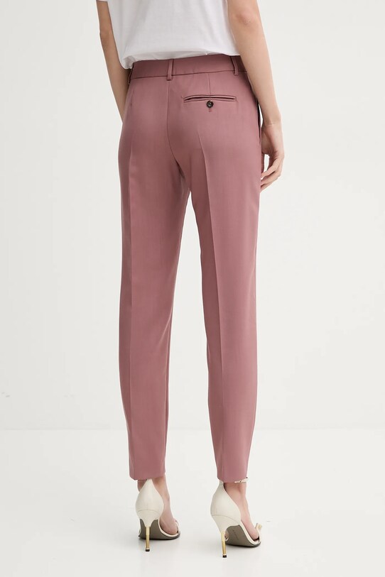 Ruházat PS Paul Smith gyapjú nadrág W2R.N264.P31053 rózsaszín