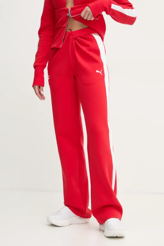 Спортивные штаны Coperni x Puma хлопок красный 628303