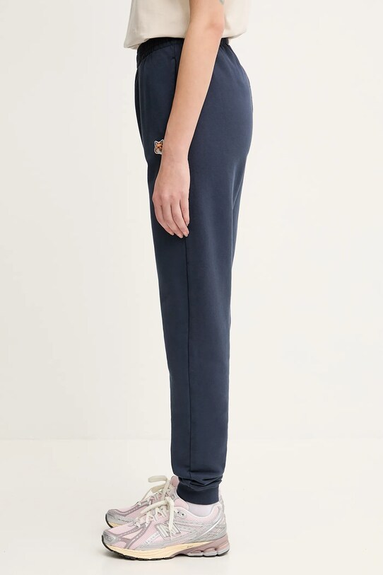 Maison Kitsuné spodnie dresowe Fox Head Patch MW01109KM0001 granatowy SS25
