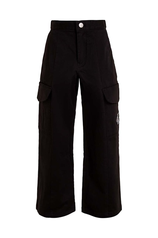 Dětské kalhoty Calvin Klein Jeans UTILITY CARGO PANTS IG0IG02513.9BYH.116 černá AW24