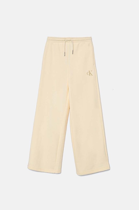 Calvin Klein Jeans pantaloni de trening pentru copii tricotaj bej IG0IG02174.9BYH.