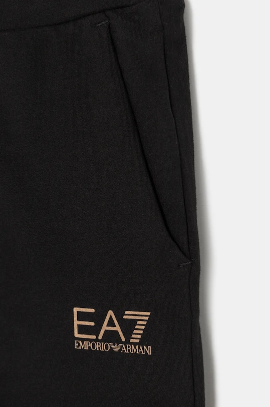 DÍVKA Dětské tepláky EA7 Emporio Armani 8NFP02.FJTXZ černá