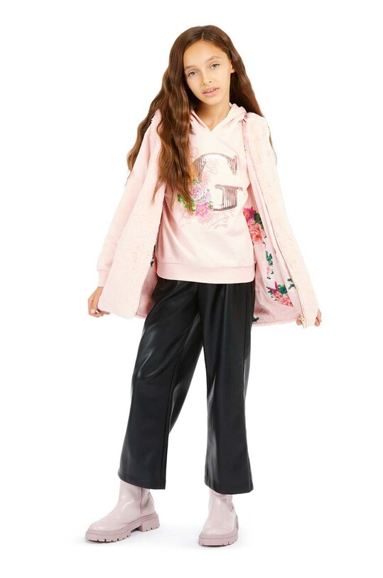 Дитячі штани Guess тканина чорний J4YB08.WE8D0.9BYH