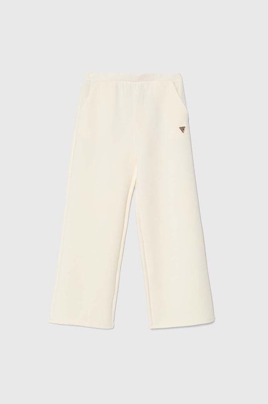 Dětské tepláky Guess pletenina béžová J4YB11.KCAY2.9BYH