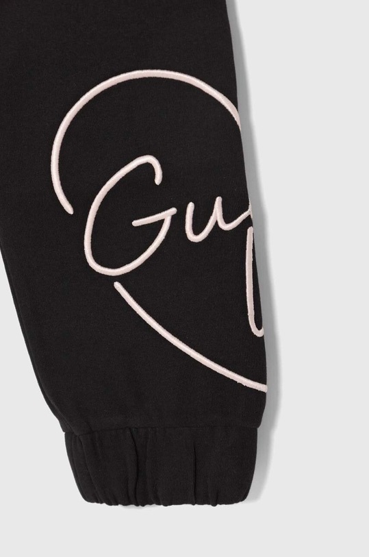 Κοριτσίστικα Παιδικό βαμβακερό παντελόνι Guess J4YQ16.KA6R3.9BYH μαύρο
