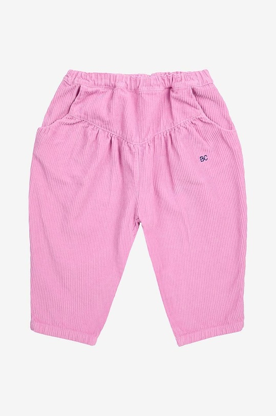Detské bavlnené nohavičky Bobo Choses 224AB071 ružová AW24
