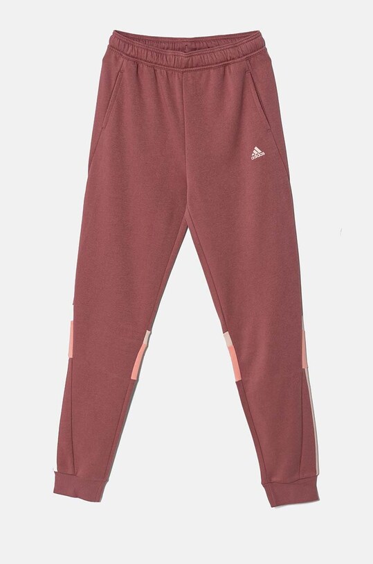 adidas spodnie dresowe dziecięce J 3S TIB PT IV7299 różowy AW24