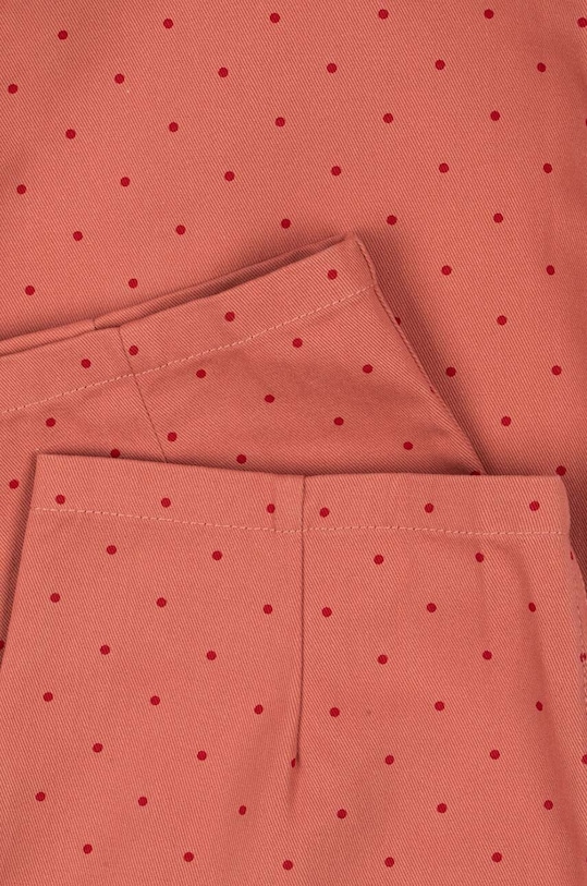 Dětské kalhoty na šle Konges Sløjd NOLA HEART OVERALLS GOTS KS101633